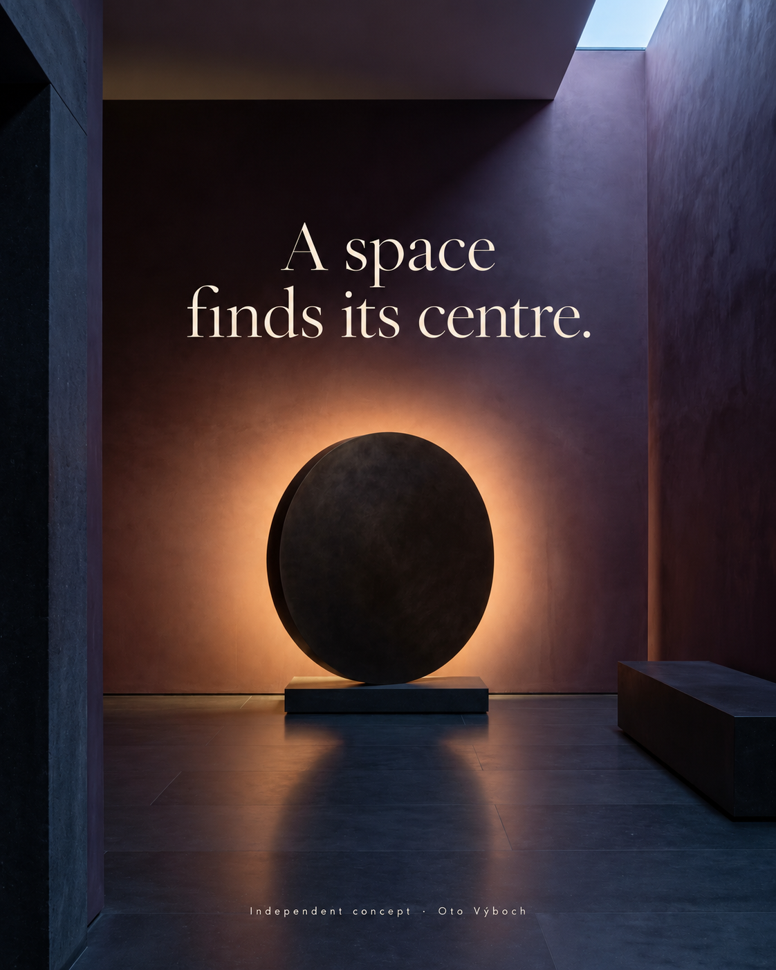 A space finds its centre. — independent concept