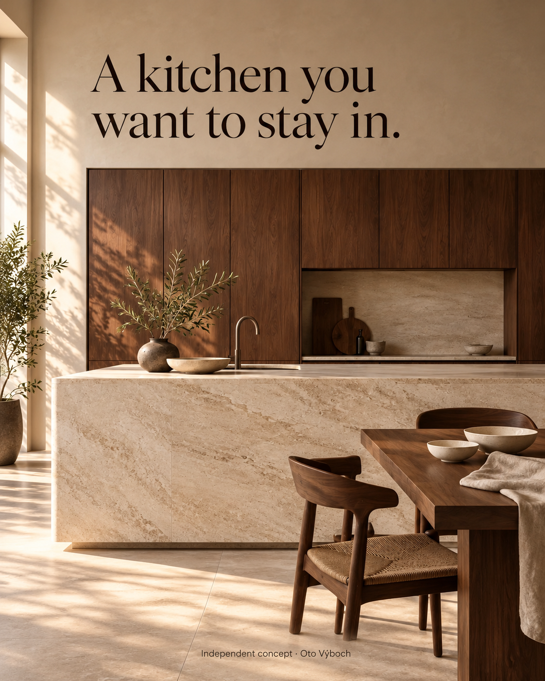 A kitchen you want to stay in. — independent concept
