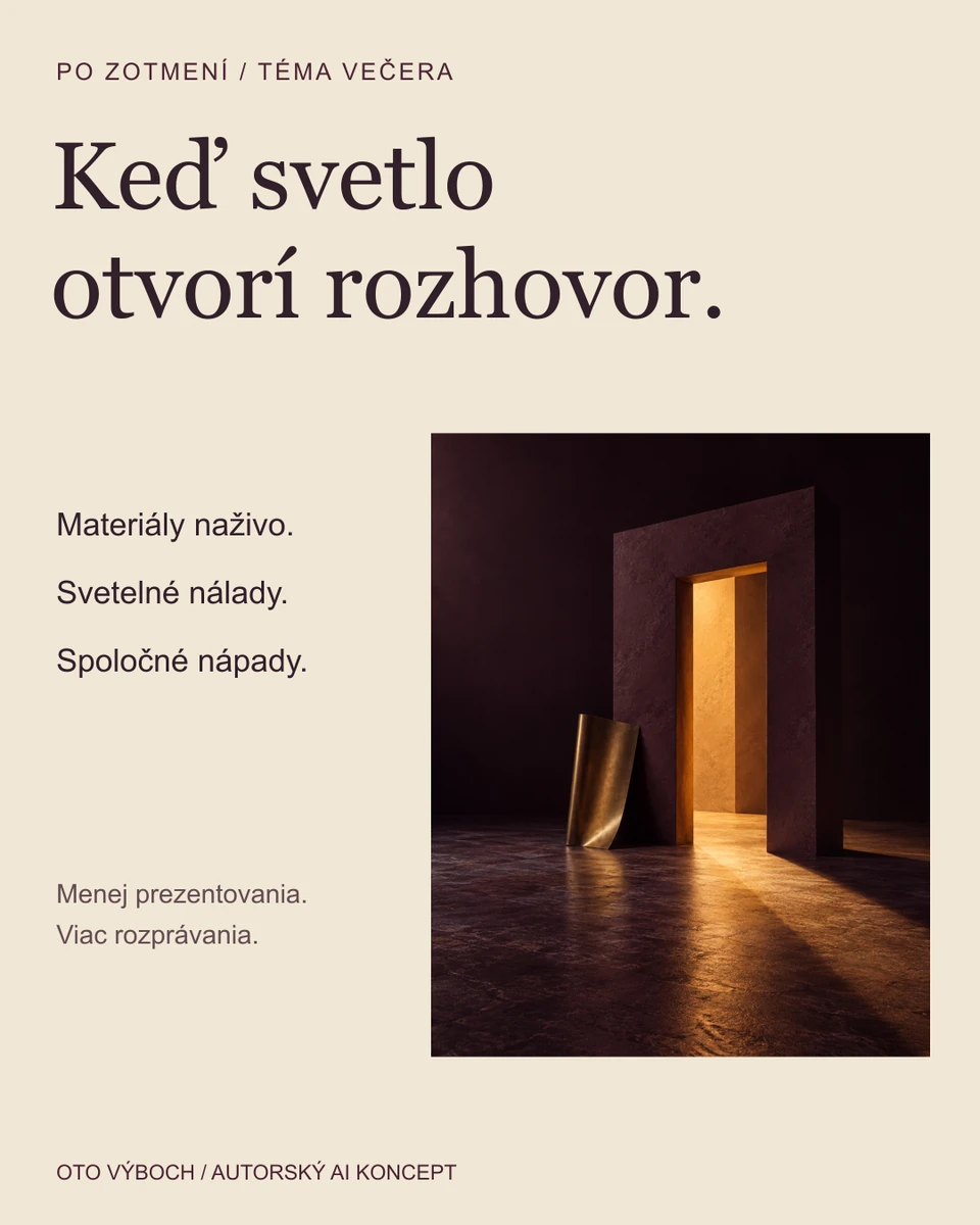 Po zotmení — Pozvánkový vizuál 2